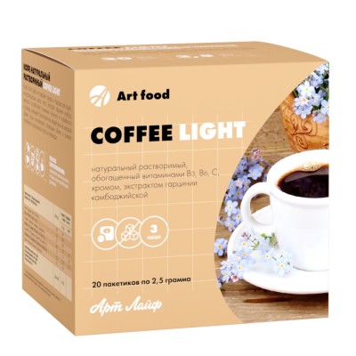 Кофе Coffee Light, 20 пакетиков по 2,5 г 