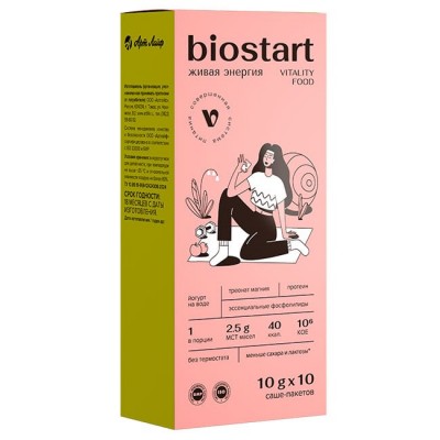 Виталити Фуд Биостарт, 10 саше по 10 г